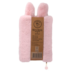 Plüsch Notizbuch „Hase Hoppy“ – Rosé