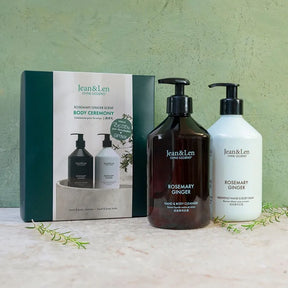 Jean & Len Body Ceremony Giftbox Rosemary/Ginger