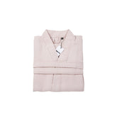 Rosa Bademantel aus 100 % Baumwolle / Größen: L/XL