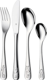 WMF Kinderbesteck-Set Safari – 4-teilig, Edelstahl
