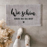 Waschbare Fußmatte Wie Schön Grau 75 x 45
