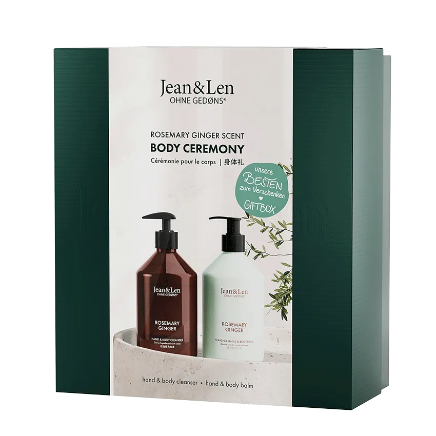 Jean & Len Body Ceremony Giftbox Rosemary/Ginger