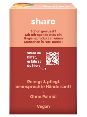 share Stückseife Pfirsich &amp; Orange