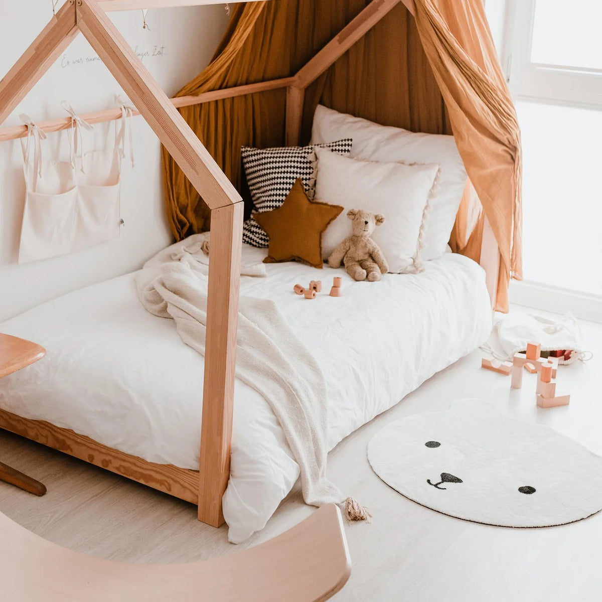 Waschbarer Kinderteppich Bär