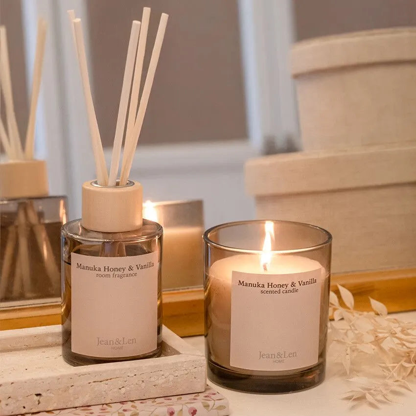 Jean & Len Scented Room Diffusor Manuka Honey & Vanilla 100 ml
