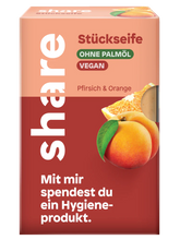 share Stückseife Pfirsich &amp; Orange