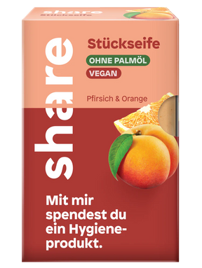 share Stückseife Pfirsich &amp; Orange