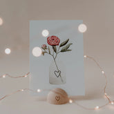 Aquarellkarte Flower