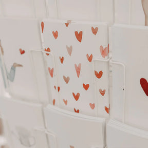 Aquarellkarte Hearts