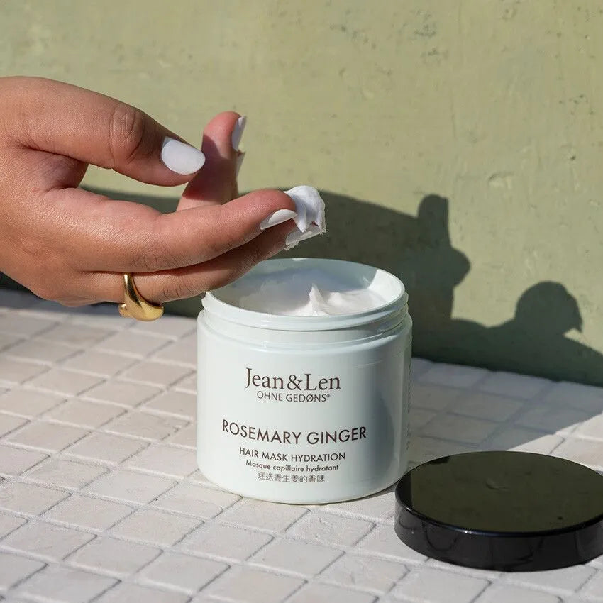 Jean & Len Haarpflegeset Rosemary/Ginger, Shampoo, Conditioner + Haarkur