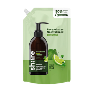 share Flüssigseife Nachfüllbeutel Limette & Koriander
