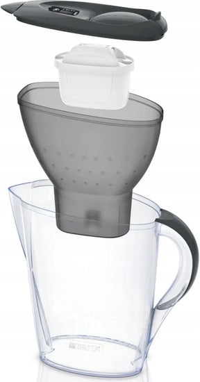 Brita Marella schwarz inkl. 1x ALL-in-1, 1x Extra Kalk