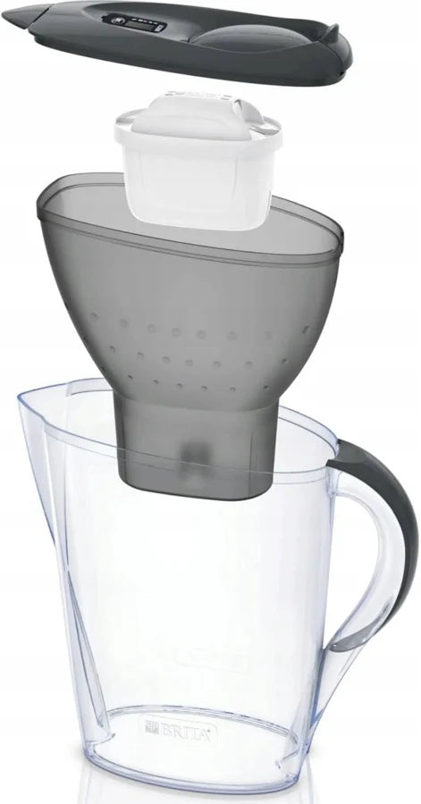 Brita Marella schwarz inkl. 1x ALL-in-1, 1x Extra Kalk