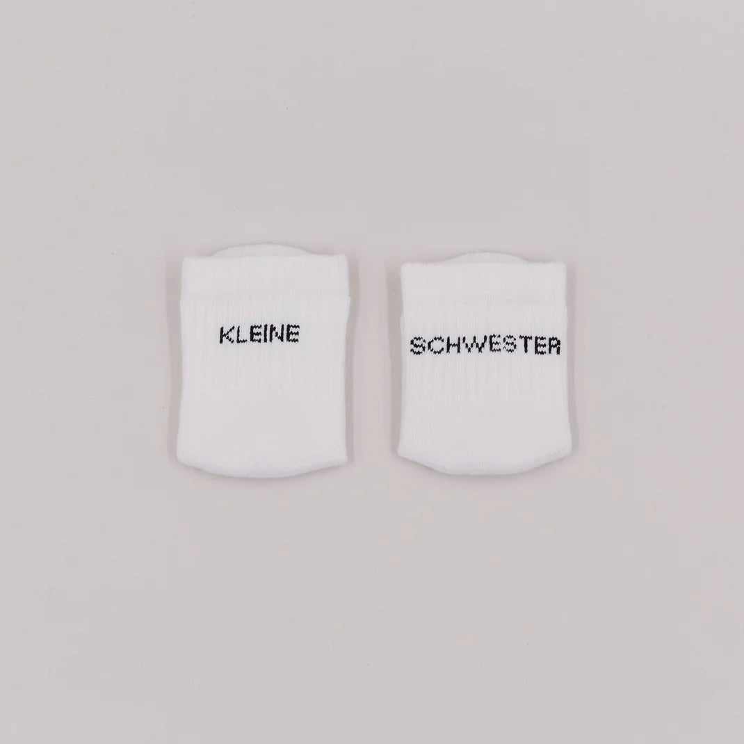 Babysocken Kleine Schwester