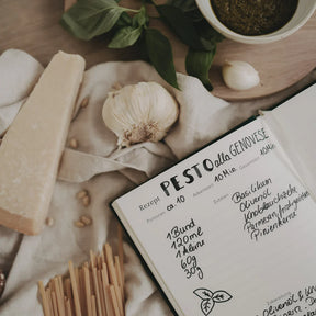 Rezeptbuch „Wichtigste Zutat“ – stilvoll & praktisch für deine Lieblingsrezepte