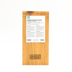 2er-Set Zedernholzbretter, 30x15x1.1 cm-Schneidebretter-Smokin' Flavours-LAPONDO