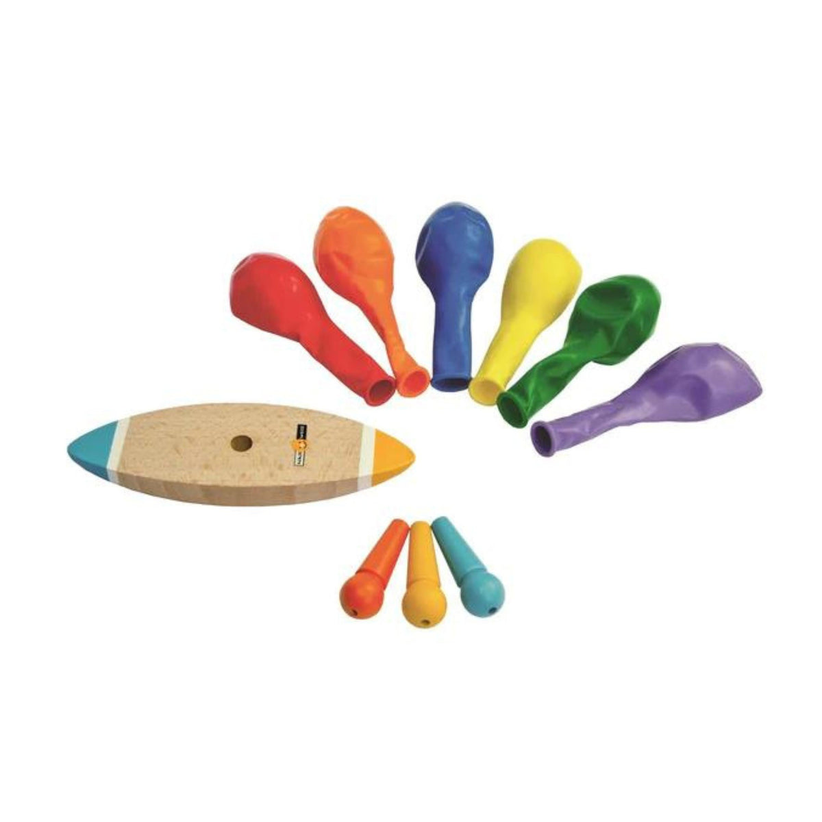 Holzspielzeug Luftkissen-Surfer-Holzspielzeug-NASEWEISS-LAPONDO