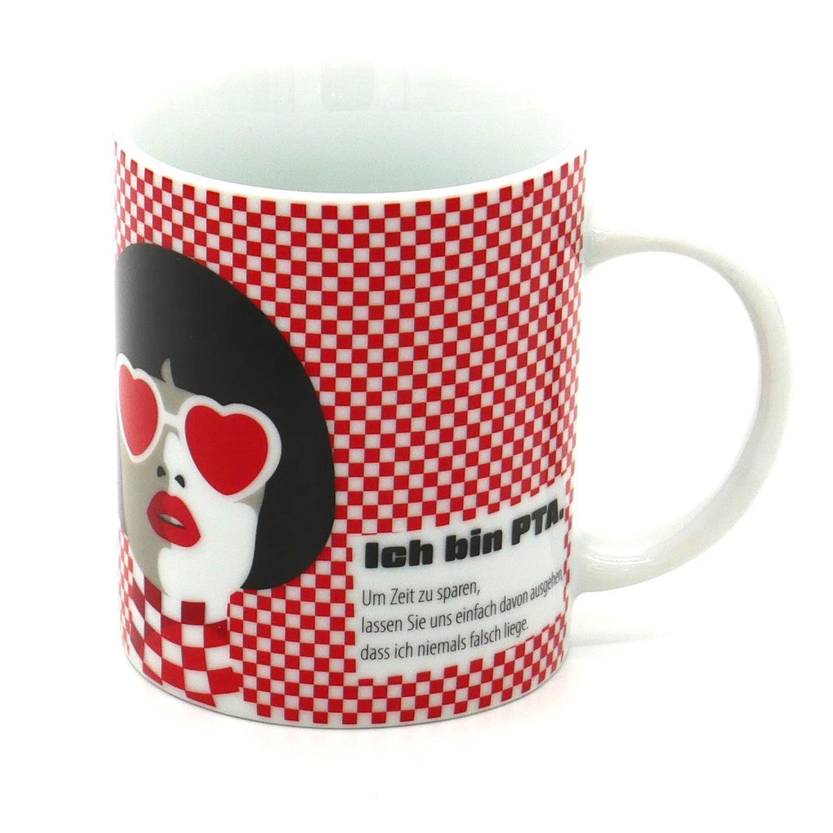 Kaffeebecher "Ich bin PTA" 300 ml-Tasse-LAPONDO-LAPONDO
