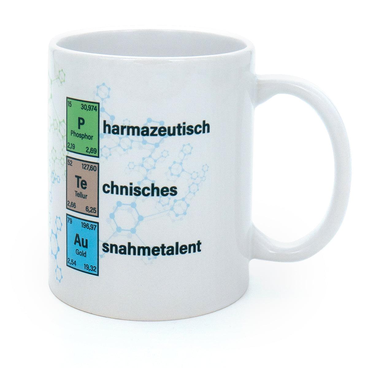 Kaffeebecher "Pharmazeutisch technisches Ausnahmetalent" 300 ml-Tasse-LAPONDO-LAPONDO