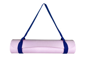 Yogamatte Flieder mit Tragegurt-Yoga- & Pilatesmatten-LAPONDO-Dunkelblau-LAPONDO