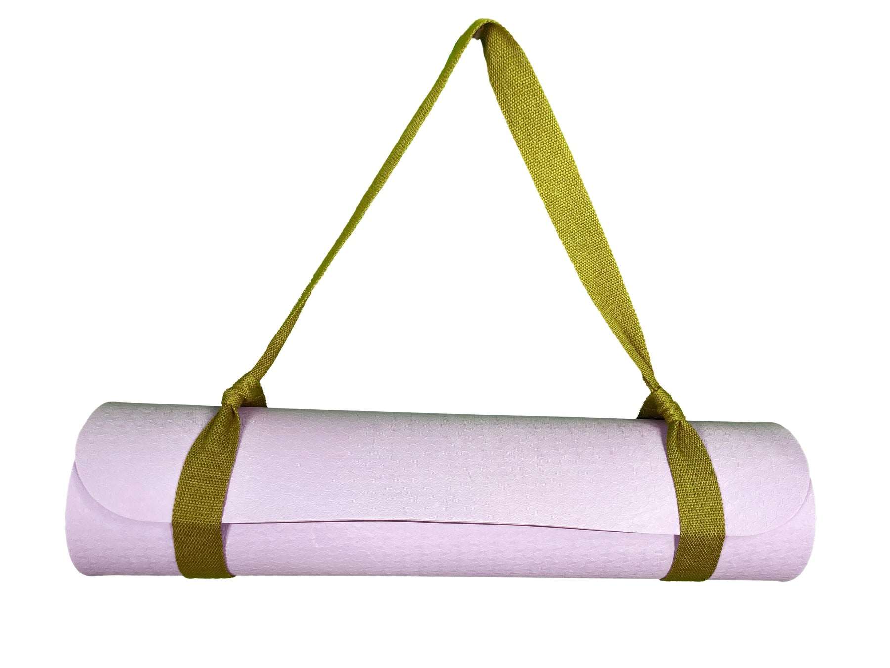 Yogamatte Flieder mit Tragegurt-Yoga- & Pilatesmatten-LAPONDO-Grün-LAPONDO