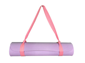 Yogamatte Flieder mit Tragegurt-Yoga- & Pilatesmatten-LAPONDO-Rosa-LAPONDO
