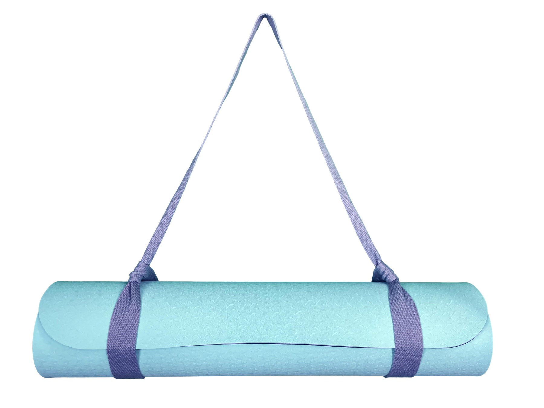 Yogamatte Hellblau mit Tragegurt-Yoga- & Pilatesmatten-LAPONDO-Hellgrau-LAPONDO