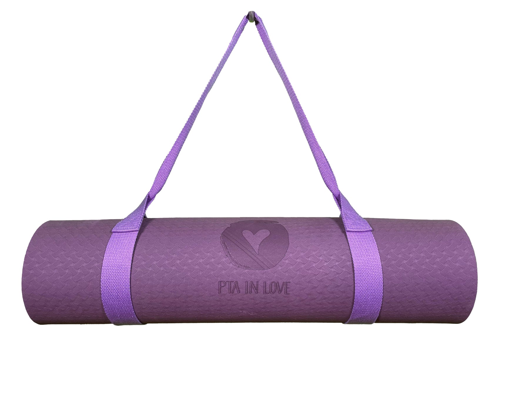 Yogamatte Lila - PTA IN LOVE Edition mit Tragegurt-Yoga- & Pilatesmatten-LAPONDO-Lila Light-LAPONDO