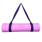 Yogamatte Rosa - PTA IN LOVE Edition mit Tragegurt-Yoga- & Pilatesmatten-LAPONDO-Lila-LAPONDO